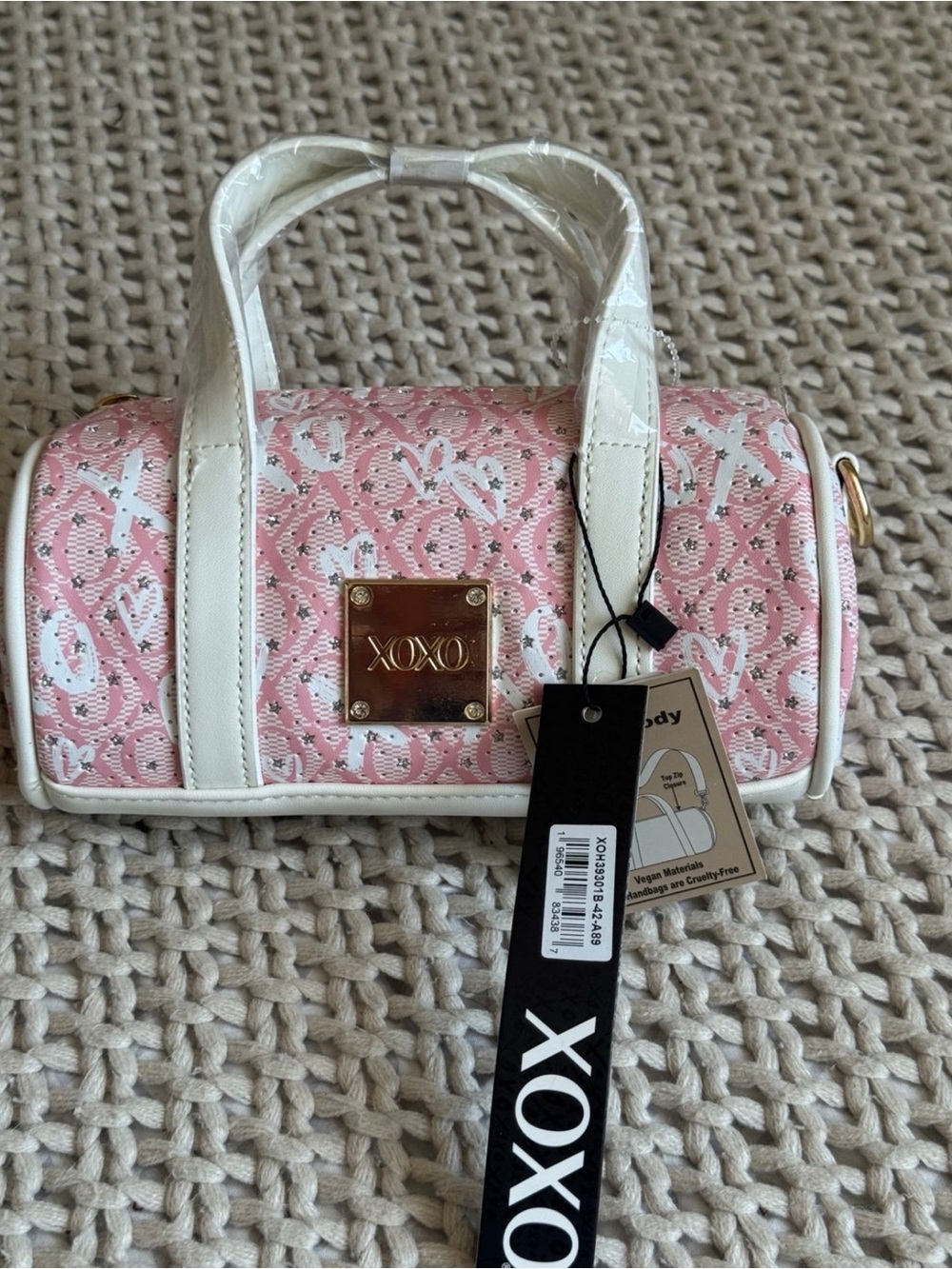 Xoxo mini pink bag